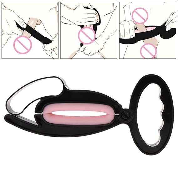 ECMQS Silikon Schwanz Penis Ring für Männer Erweiterung Enhancer Prolong Sex Aid Tool