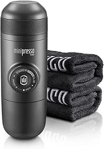 Amazon.com: Wacaco Minipresso NS Portable Espresso Machine, Bundle with Barista Towel Pack 