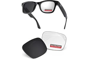 iLikeo PRO+ Polycarbonate Replacement Lens Compatible with Ray-Ban Meta Wayfarer RW4006 50mm AI Glasses, Blue Light Blocking