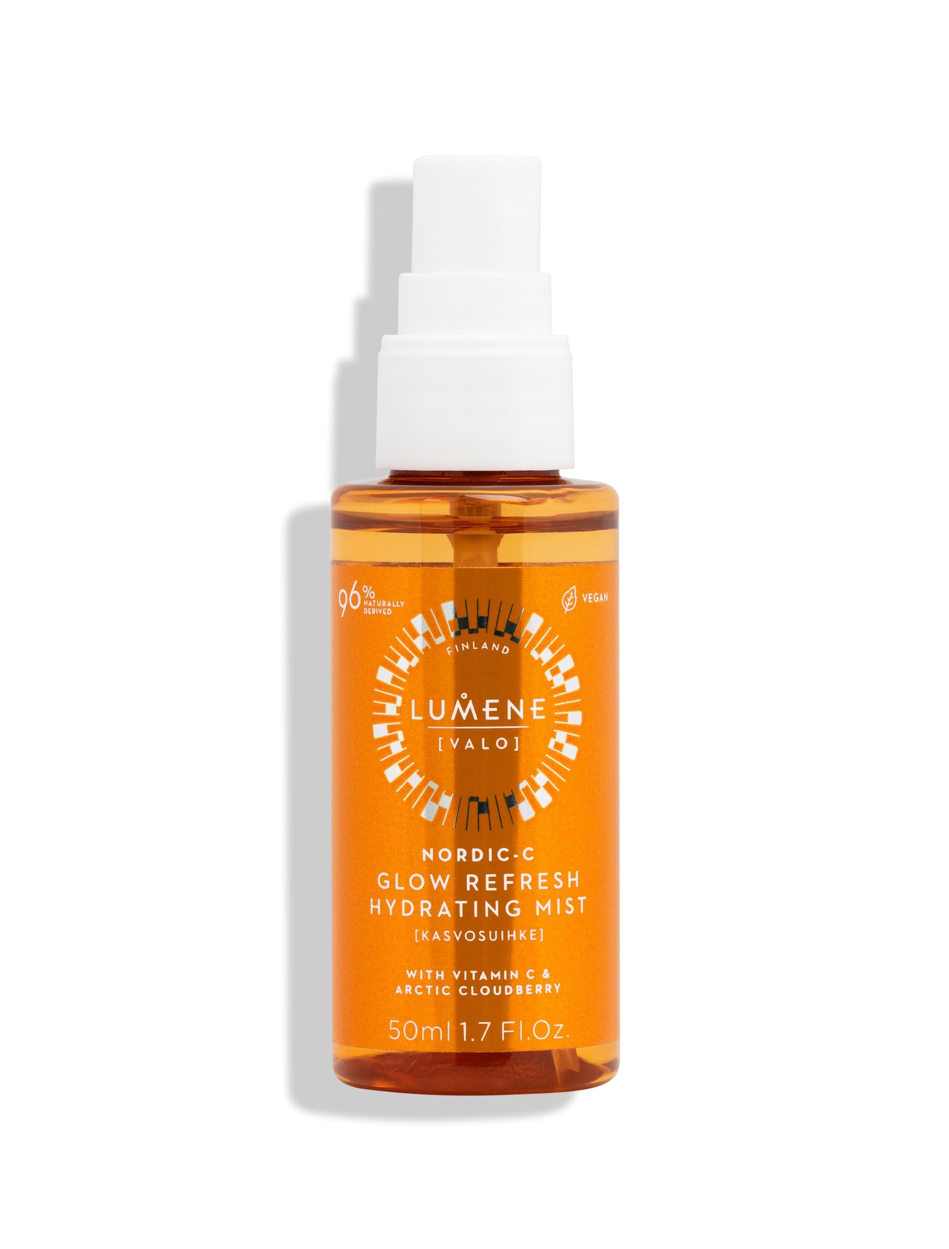 LUMENE NORDIC-C [VALO] Glow Refresh Hydrating Mist with Vitamin C, Vegan 50ml