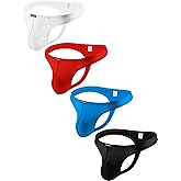 Hanhepee Men's T-Back Thongs Sexy Low Rise G-String Swimming Under Panties