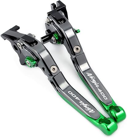 Amazon 6段階調整 アルミブレーキ クラッチ レバー セット Kawasaki カワサキ Ninja400 Ex400g 18 19 ブレーキレバー セット 車 バイク