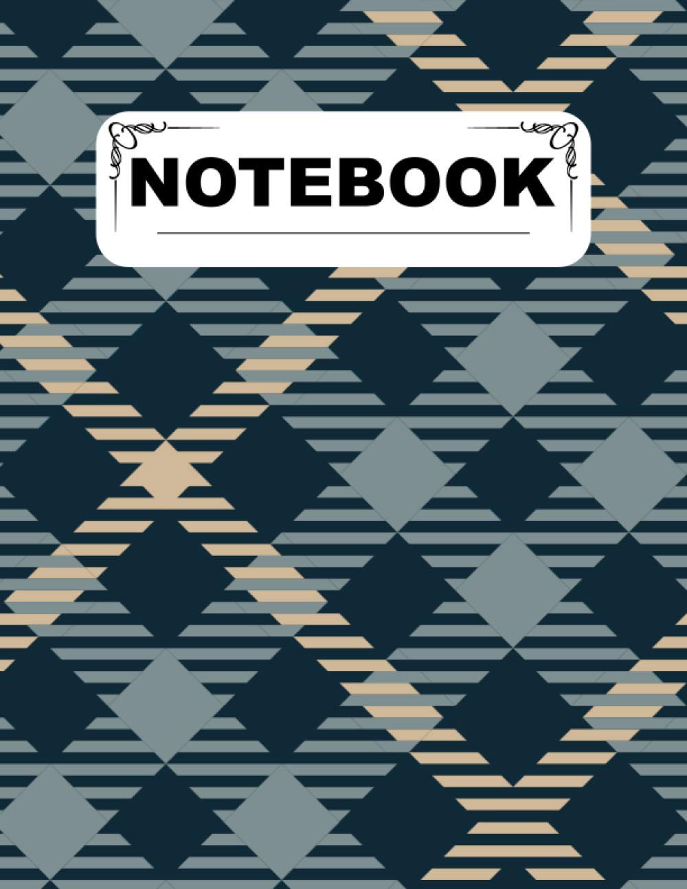 NOTEBOOK: Lined Notebook Journal, Size 8.5 X 11 Inches - 120 Pages, Seamless Pattern Scottish Tartan | Notebooks College Ruled | Notebooks For Work | Writing Journal