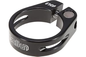 Seat Post Clamp,5Colors 34.9mm Aluminum Alloy Bicycle Seat Post Clamp Mountain Bike Seatpost Accessory