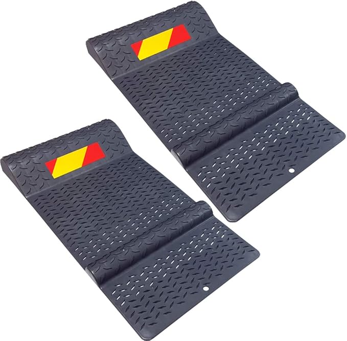 Electriduct Pair of Plastic Parking Mat Guides for Garage