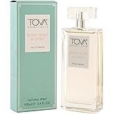 Tova Body, Mind & Spirit Eau de Parfum – Peaches & Cream Scent for Women – Osmanthus Rose Apricot – USA-Made & Cruelty-Free – 3.4 fl oz