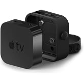 elago Apple TV Mount for Apple TV 4K 2021 / HD and All Models | 3 Mount Options (Magnet, Hang, Screw), Prevents overheating (Multi Mount)