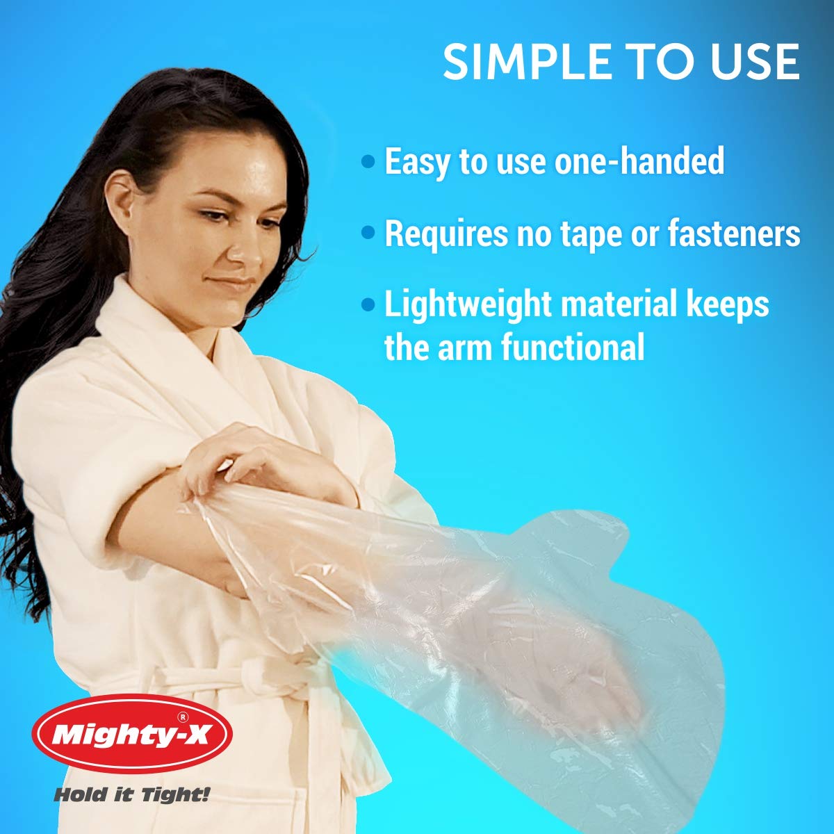 【2020 Upgraded】Waterproof Cast Cover Arm - 100% Reusable - Watertight Seal - Adult Cast Covers for Shower Arm, Wrist & Hand - 3 Pack: Industrial & Scientific