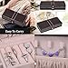 Kendal Portable Brown Leather Jewelry Box Case Storage Organizer LJC01BN