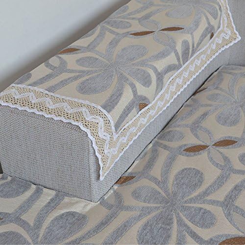 Joan 2Pcs Chenille Lace Sofa Arm Cover (26x26" 2pc-sofa arm cover)