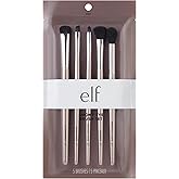 e.l.f. Smoky Eye Brush Kit, 5-Piece Makeup Brush Kit For Creating A Smoky Eye Look, Apply &amp; Blend Eyeshadow, Vegan &amp; Cruelty-Free