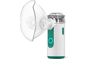 Mayluck Household Nebulizer, Home Mesh Nebulizer Compact Handheld nebulizers Portable Inhaler for Kids Adult Elderly