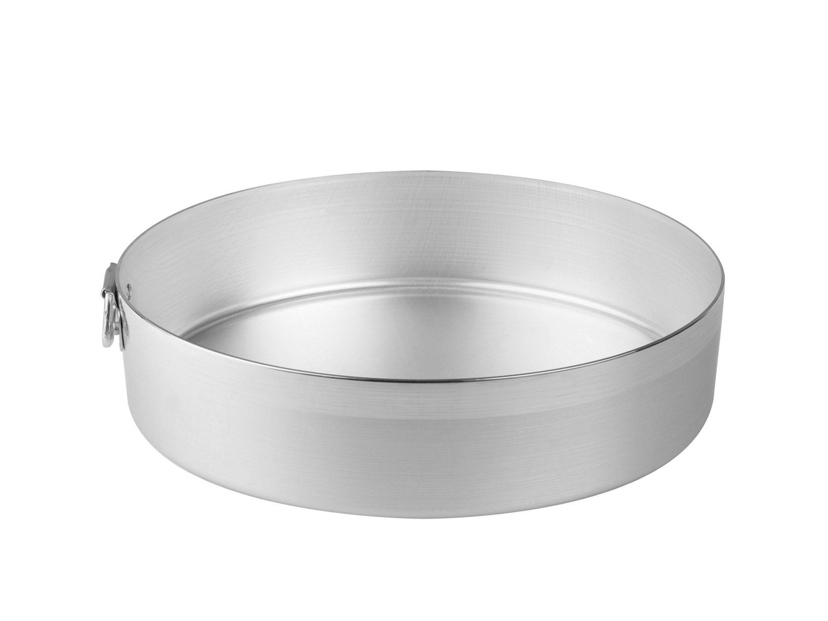 Pentole Agnelli Family Cooking Aluminium Cylindrical Cake Mould With Ring, Diameter 30 Cm.