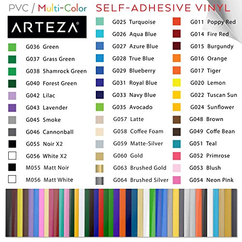 4 ARTEZA+Adhesive+Assorted+Waterproof+Compatible