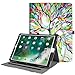 Fintie iPad Pro 12.9 Case - [Corner Protection] Multi-Angle Viewing Folio Stand Cover w/Pocket, Auto Wake/Sleep for Apple iPad Pro 12.9 1st Gen 2015 / iPad Pro 12.9 2nd Gen 2017, Love Tree