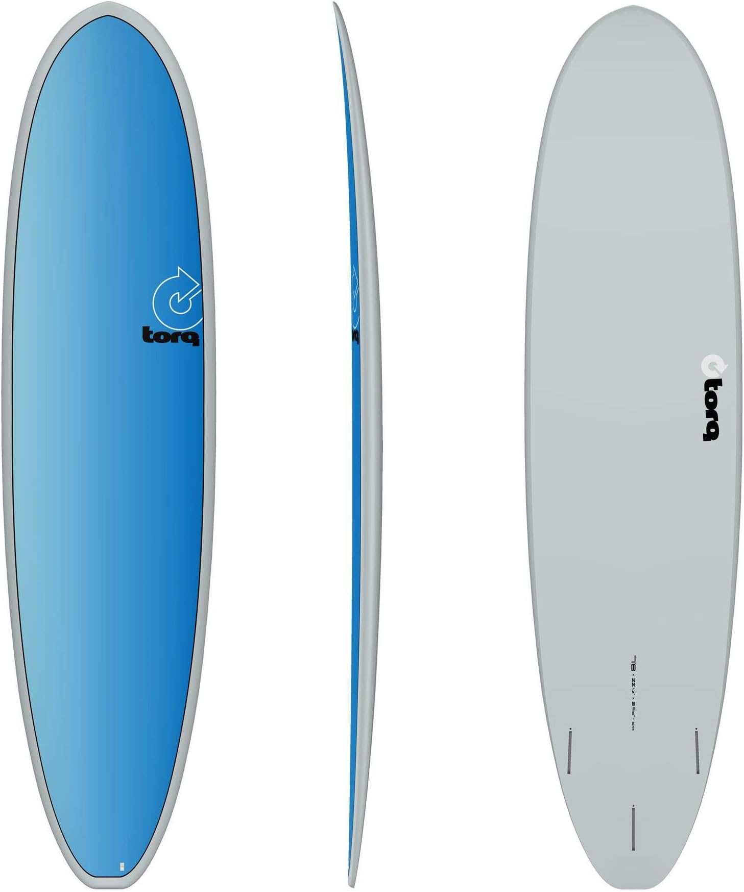 TORQ Surfboard Epoxy TET 7.8 VP Funboard Full Fade High Volume