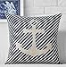 ME COO® Mediterranean Sea Sailing Anchor Compass Style Cotton Blend Pillow Case Printed Home Decorative Cushion Comfortable Back Throw Covers 18 Inches x 18 Inches 1 Pcs (ME-BZX-38)