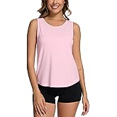 GYS Women Tank Tops Loose Fit Summer Basic Sleeveless Tops Bamboo Viscose Pajama Shirts
