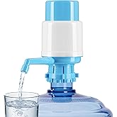 Water Bottles Dispenser Blue Manual Hand Pressure Drinking Fountain Pressure Water Press Pump