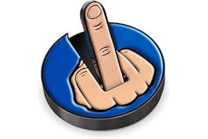 K9KING Ultimate Middle Finger Golf Ball Marker | Magnetic Hat Clip | Alignment Ball Mark | Funny Golf Accessory Cap Premium Gift for Golf Enthusiasts