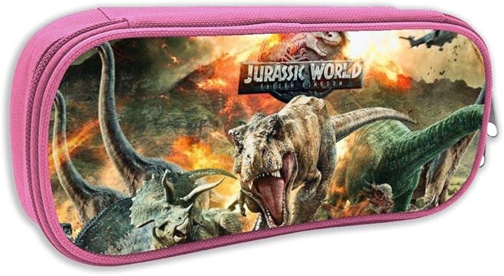Amazon Co Jp Jurassic World恐竜 ペンケース ペンポーチ かわいい 女の子 男の子 イラスト デザイン 筆箱 筆入れ 大容量 文房具 収納 ケース 小学生 中学生 高校生 おしゃれ 多機能 Pencil Case 男女兼用 文房具 オフィス用品