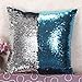 BOKOLI NEW Two Tone Glitter Sequins Throw Pillows Decorative Cushion Covers (Silver)