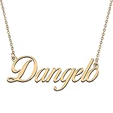 HUAN XUN Customized Custom Simple Any Name Necklace