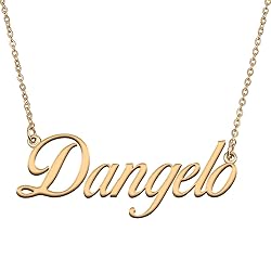 HUAN XUN Customized Custom Simple Any Name Necklace