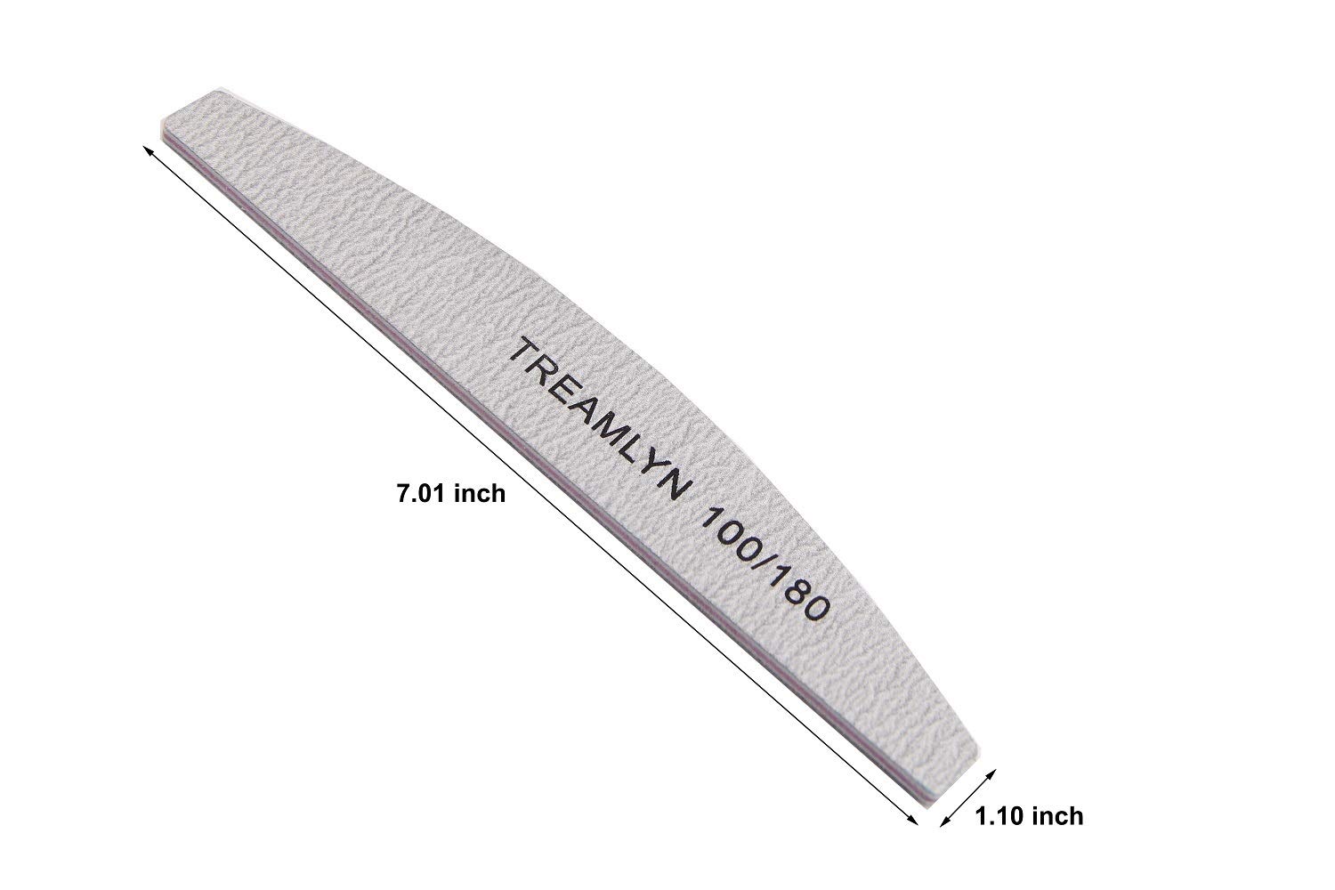 10 Pcs Rough Nail File 100/180 Grit, Heavy Duty Nail Files for Acrylic/Natural Nails, Emery Boards for Nails, Strong Finger Nail Filler, Coarse Nail File for Home and Salon Use : Beauty