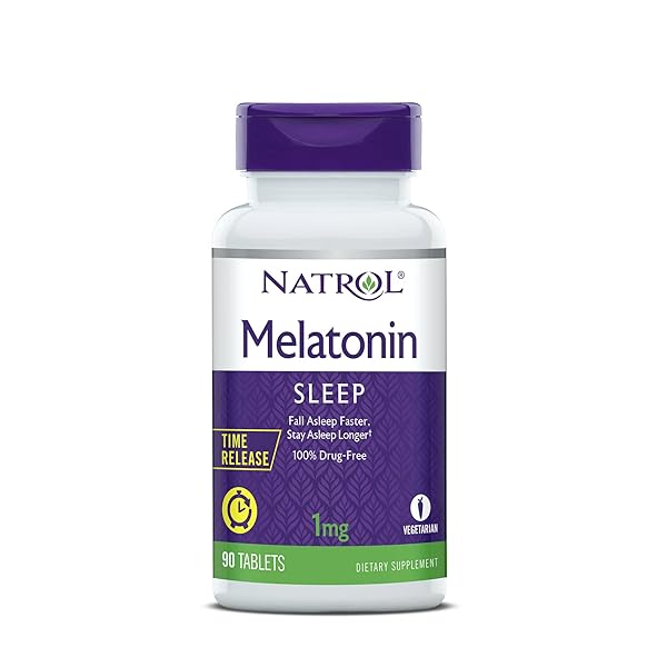 MELATONIN – TIME RELEASE, 1 MG 90 TAB (TWO PACK)