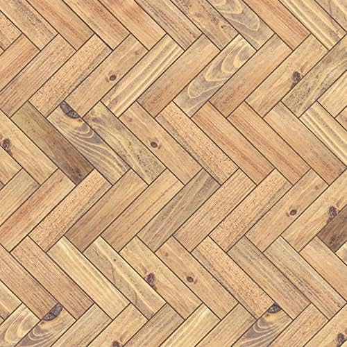 FREE SHIPPING 15 SHEETS Parquet Wood floor dollhouse Vinyl paper 16 self adhesive glossy Toy