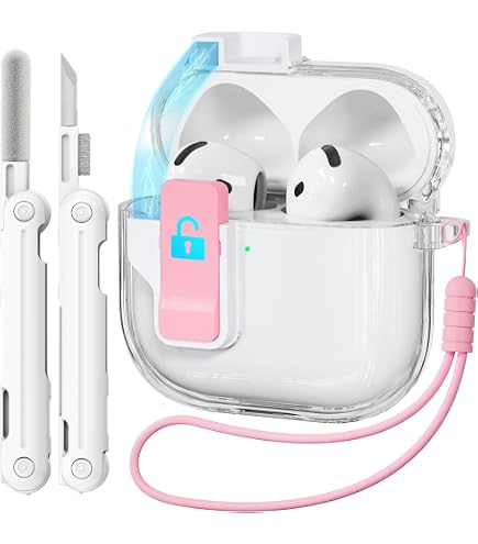 Amazon.com: TSVSXS Lock Case Compatible with AirPods 4 with Active