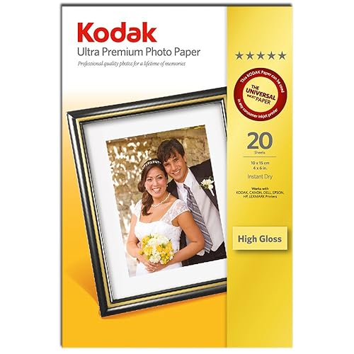 Kodak Ultra Premium Photo Paper, HighGloss, A4, 210 x 297 mm, 20