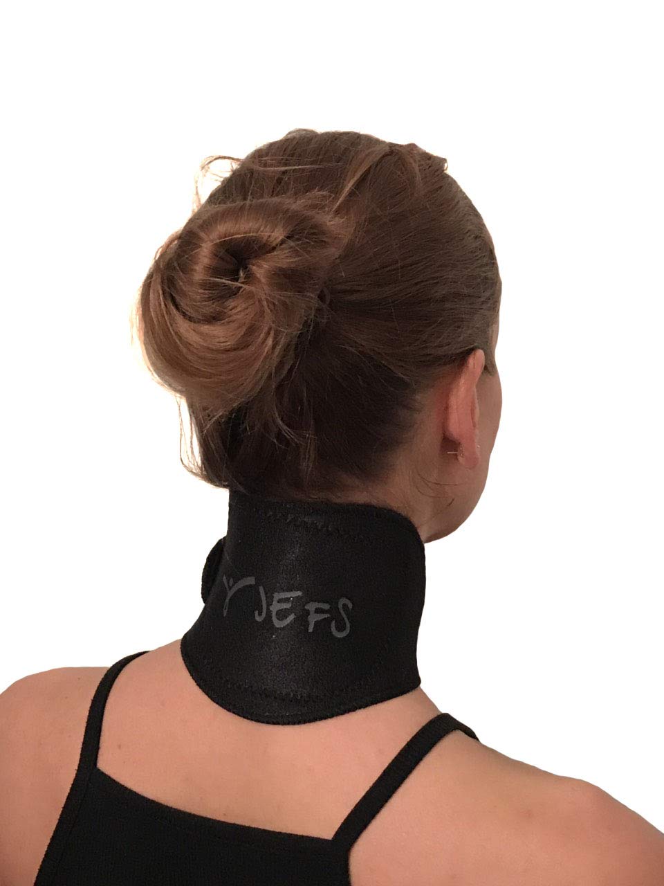 Neck Brace Self Heating Magnets Natural Healing Chronic Pain Headaches Help Relieve Whiplash and Tight Neck Muscles Personal Care (Black)