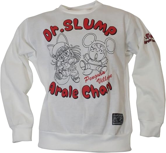 Amazon ドクタースランプ アラレちゃん グッズ トレーナー Ll Xl キャラクター Grh3301mwh トレーナー パーカー 通販