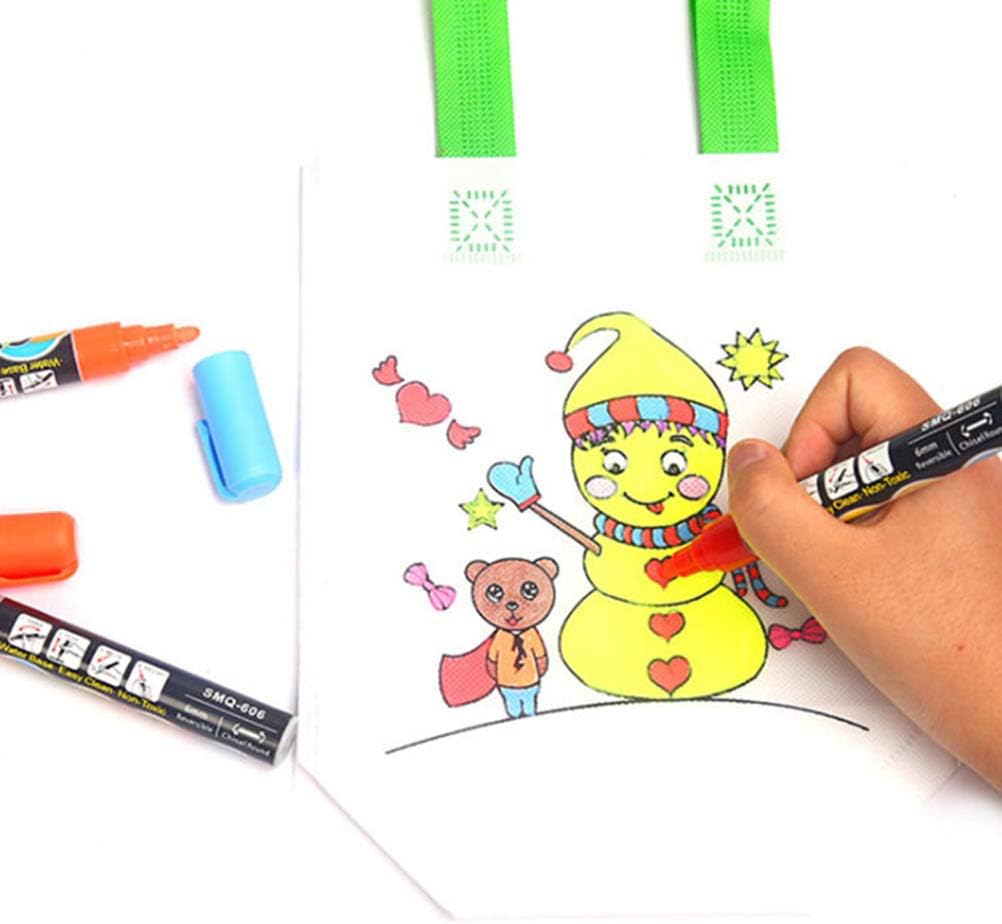 Twakom Juego de Bolsas de Tela para niños Bolsa de Tela para niños DIY