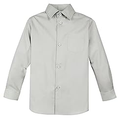 Spring Notion Big Boys' Long Sleeve Dress Shirt 5
