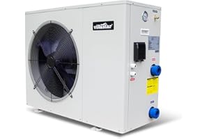 villastar Pool Heater for Inground Pools, Pool Heater, Pool Heat Pump 68000BTU/hr, 20kw Swimming Pool Heater, Up to 14000gallons, 230V/60Hz