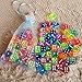 100 Pieces Translucent Colors 6-Sided Games Dice Set, 14 mm Round Corner Dice for Playing Games, Like Board Games, Dice Games, Math Games, Party Favors, Toy Gifts or Teaching Kids Math (100 Pack)