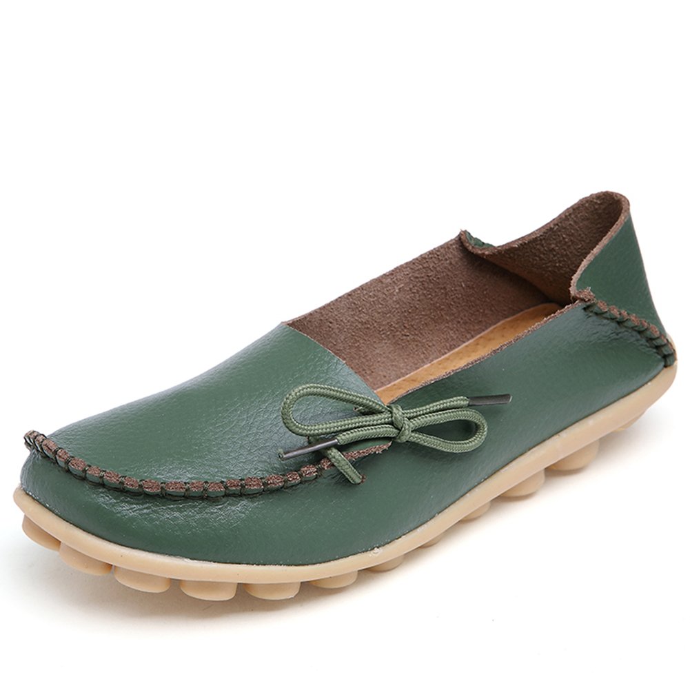 CIOR Women's Genuine Leather Loafers Casual