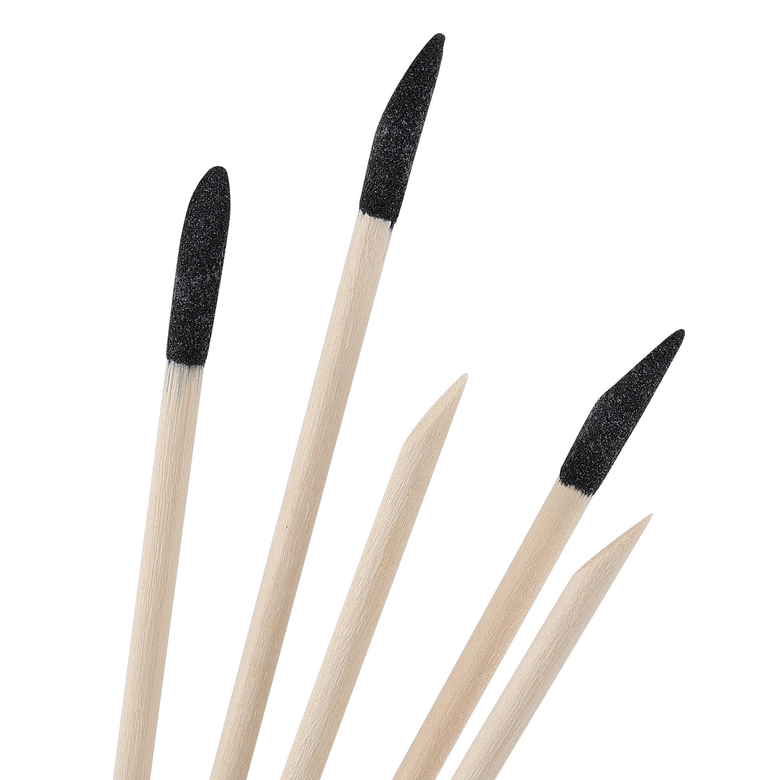 200 PCS Fine Detail Sanding Sticks, Double-Side Slanted Sanding Twigs Fine, Black Sanding Matchsticks, Sanding Detailing Twigs for Plastic Models Wood Hobby, 137 x 3.8mm