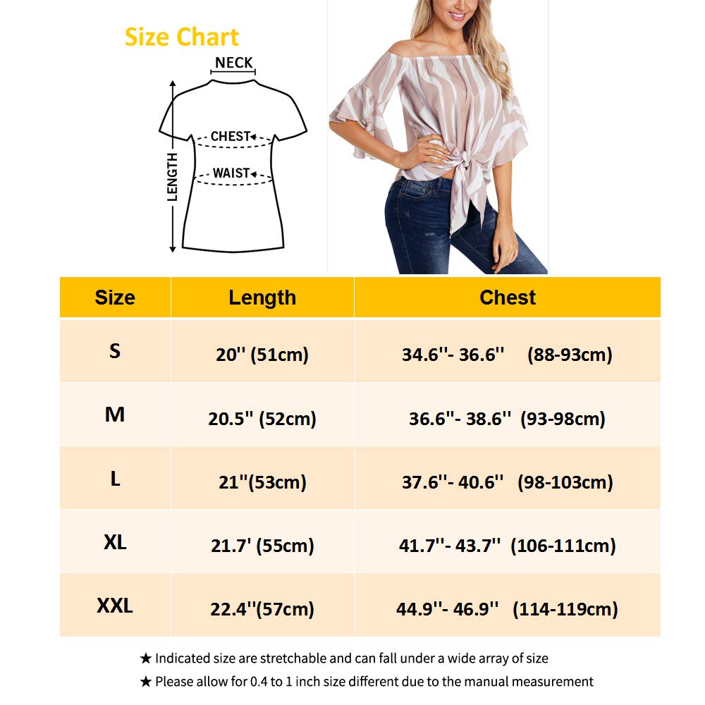 Women\'s Summer top Off-The-Shoulder Sexy Flared Sleeve Bow tie Casual Shirt (Purple, L)