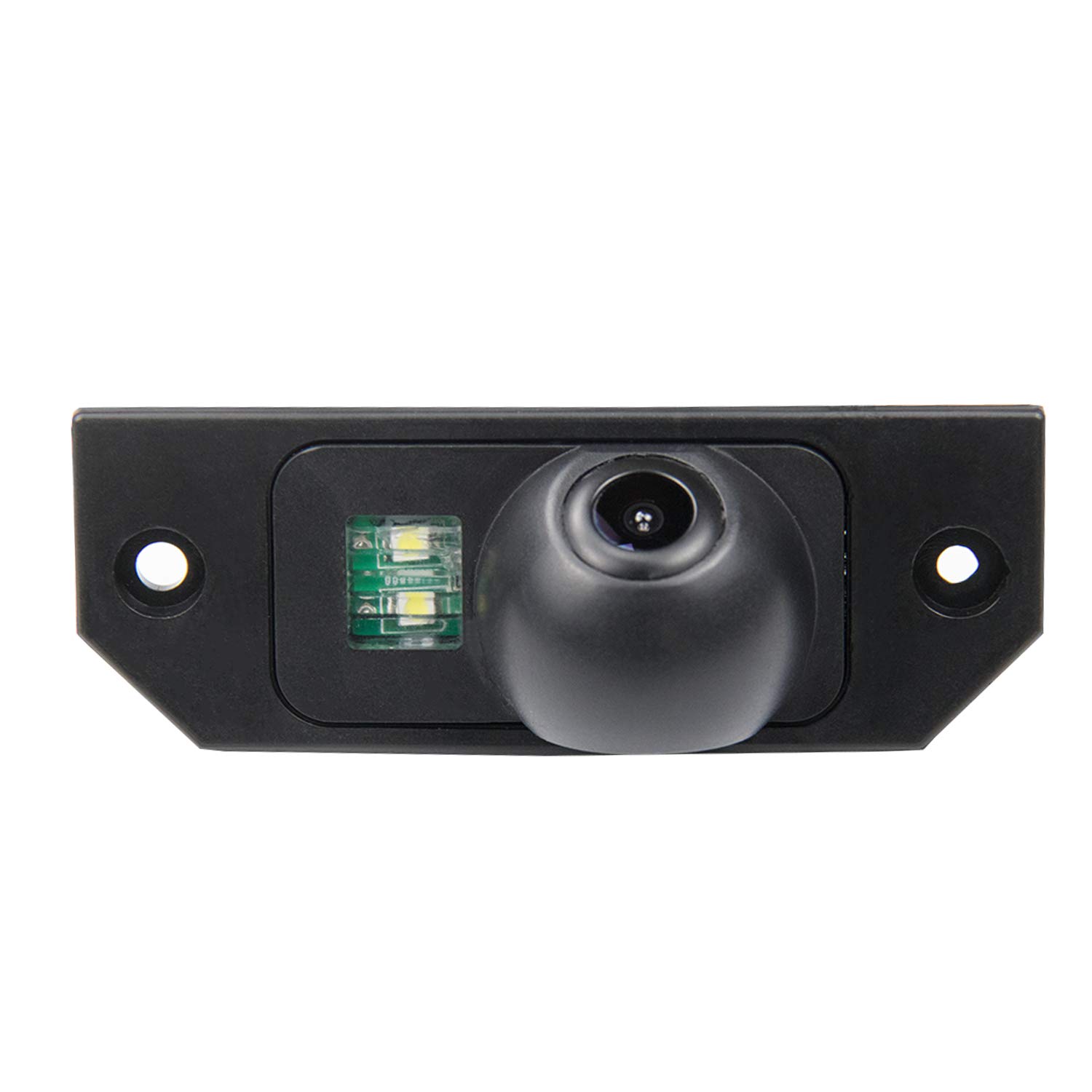 Reversing Camera Integrated in Number Plate Light License Rear View Backup Camera for Galaxy MK3 Kuga Mondeo MK4 Fiesta/Fiesta Seda Ford Fiesta ST Focus Mk2 (Model B= 2 x Screw Hole Connector Style)