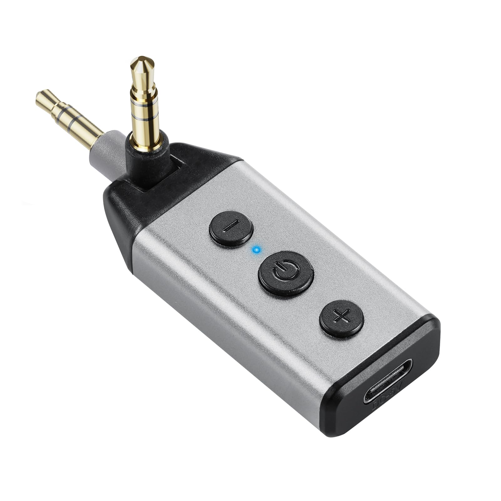 Photo 1 of 1Mii Bluetooth 5.4 Receiver for Car, 3.5mm Jack AUX Bluetooth Car Adapter, Wireless Audio Receiver for Home Stereo with Volume Control, Hands-Free Clear Call, 16H Battery Life (RX Only)