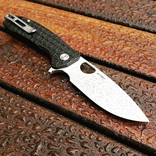 Western Active Honey Badger Small Pocket Knife, EDC Drop Point Folding