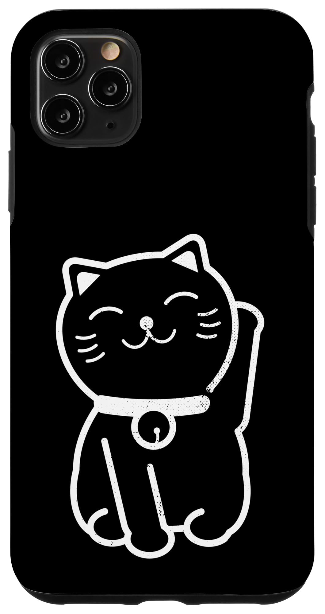 iPhone 11 Pro Max Maneki Neko Lucky Cat Vintage Case