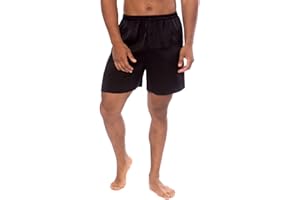 TexereSilk Men's 100% Organic Mulberry Silk Boxer Shorts - Luxury Underwear Breathable and Comfortable (Country Club)