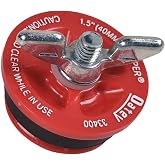 Oatey 33400 Mechanical End-of-Pipe Gripper Plug, 1-1/2 in., Red