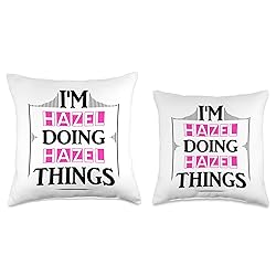 I'm Hazel Doing Hazel Things Funny Name Gift White