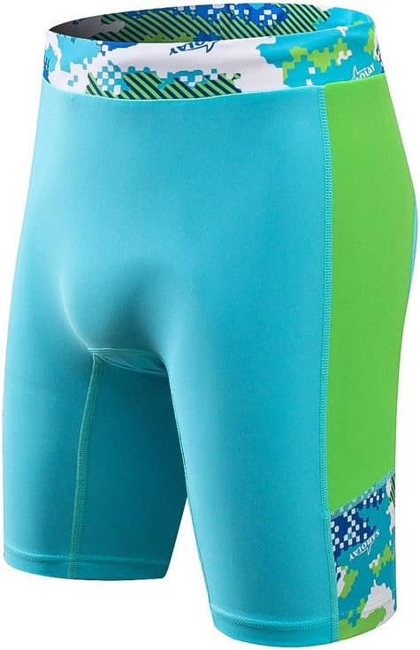 SABOLAY Men's Quick Dry Swimwear Shorts Surf Swimsuit High Elastic Swim Trunks